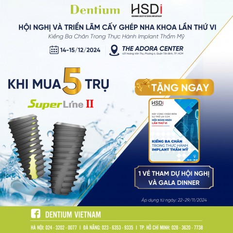 NHẬN NGAY VÉ THAM DỰ HỘI NGHỊ HDSI 2024 KHI MUA 5 TRỤ SUPERLINE